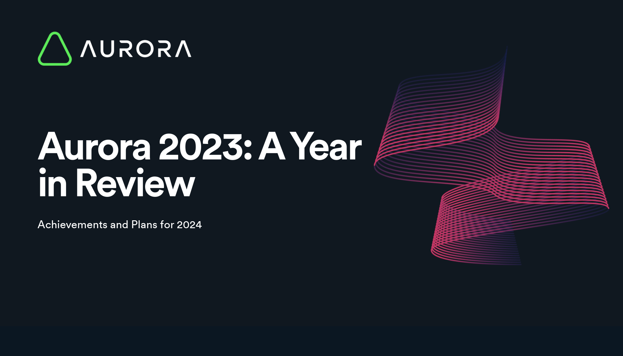 Aurora 2023: A Year in Review - Aurora Blog